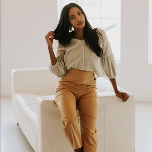 Straight Cropped pants